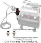 Airbrush Compressor Pressure Regulator Water Trap Filter Moisture    