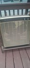 Vintage 1959 Kenmore Box Fan With Stand casters Reversible 3 Speed   Thermostat 