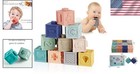 Multicolored Soft Building Blocks - 12pcs Educational Toy For Infants 6m 