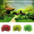Artificial Plastic Plant Aquarium Fish Tank Grass Decoration Fake Grass Water