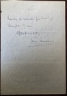 Jose Ferrer-autographed Letter Signed-puerto Rican Actor-academy Award Winner