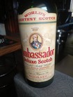 Ambassador Deluxe Scotch Empty Bottle Empty Scotland  r 
