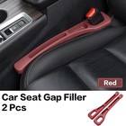 2pcs Car Seat Gap Filler Between Seats Console Organizer Seat Crevice Storage 