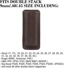 Iwb Owb Magazine Pouch Genuine Leather Pouch For 9mm   40   45 Pistol Mag Holder