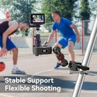 Super Double Clamp Mount - 360   Arm With Dual Heads For Desktop  Light Stand    