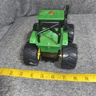 John Deere Ertl Monster Treads Plastic Wheelie Tractor Farm Toy  tested   Works 