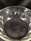 Vintage Clear Glass Centerpiece Fruit Bowl Teardrop 8-3 4   