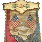 Railway Union Ribbon B  Of L  E  Indianapolis  Ind 