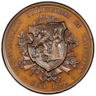 Switzerland Frauenfeld 1890 Bronze Shooting Medal   R-1250c   Pcgs Sp-65