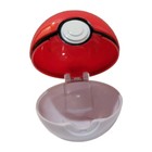 Pokemon Pokeball Figure Case Red White Clip Shut Toy Ball Action Storage Cosplay