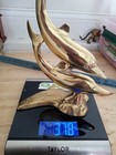 Brass Dolphin Statue