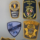 Mixed Lot Of 10 State And County Police Patches H