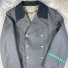 Vintage East German Grenztruppen Wool Greatcoat Coat Jacket Cold War Long