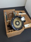 Vintage Saura Tokyo Gold Special Marine Hand-bearing Compass W original Case