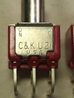 2pc C k U21 Toggle Switch 2 Position On-on 6 Pin Right Angle New Made U s a  Nos