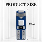 20pcs T5 Dashboard Led Light Bulbs  37 74 2721 Instrument Cluster Super Blue