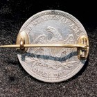 Love Token    libbie  On Silver Seated Quarter Pin