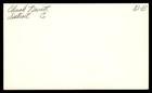 Chuck Nevitt Pistons Lakers Basketball Signed Index Card Auto  ca8600