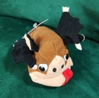 1997 Meanies Series 1 Matt The Fat Bat 5  Beanie Plush The Idea Factory Nwt
