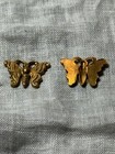 24 Vintage New England Brass Butterfly Stampings By Fulford