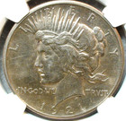 1921 P Peace Silver Dollar Ngc About Uncirculated High Relief  1 Coin Buy It Now