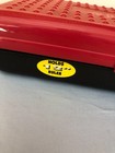 Nwot Spacemaker Red   Black Plastic Pencil Box Organizer Storage Case  g3