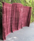 Vintage Funeral Free Stand Velvet Back Drop Casket Drape Coffin Curtain Ceremony