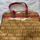 Halsea Seahorse Coated Canvas Beach Garment Storage Travel Clothing Bag Luggage