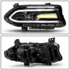 Left And Right Side Pair With Led Dual Beam Projector Halogen Headlights