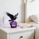 Gothic Night Light Glowing Orb Lamp Intricate Detailing Mysterious Aesthetic