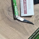 John Deere Green Folding Pocket Knife W  Tin Box And Pouch  Agriculture Theme