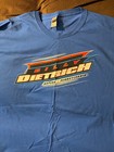 Sprint Car Racing Shirt Mens 3xl Blue Billy Dietrich Double Sided Short Sleeve