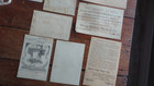 Antique Victorian Trade Card Lot Of 8  Sewing Machine  Domestic  White