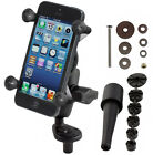 Ram Motorcycle Fork Stem Mount W  Short Arm   X-grip Holder For Cell Phone  Gps