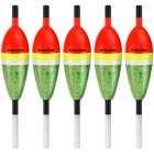Thkfish 5pcs Bobbers For Fishing Buoyant Balsa Wood Body Slip Bobbers Floats Us
