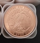 Lot Of 20 - 1 Oz  0 999 Fine Copper Peace Dollar 1921 Rounds