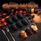Richly Detailed Skull Baking Pan With Metal Reinforced Frame  Easy Release Si   
