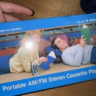 Vtg Realistic Scp-24 Cassette Player Am Fm Stereo Portable New