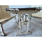 Mini Vintage Curtis Arcade Table Chair Kitchen Nook Bench Dollhouse Metal Decor