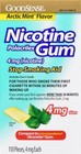 Goodsense Nicotine Gum 4 Mg  Arctic Mint Flavor  110 Pieces  Exp 10 2025