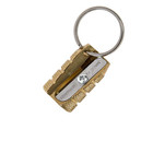 M   R Brass Pencil Sharpener Grenade Single Hole Heavy Duty Metal   Keyhole