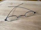 Antique Civil War Era Oval Eyeglasses Reading Spectacles   Case