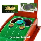 Golf Putting Mat  Putting Green For Indoor golf Practice Mat W auto Ball Return 