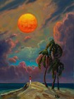 Oil Painting Original Florida Highwaymen Like Art Impressionist Sun Max Cole 55m