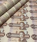 1986 Bank Of Canada 2  5x8 Uncut Sheet - Stock Pictures -