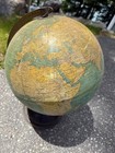 Vintage Cram s Universal Terrestrial World Globe 12 Inch Metal Stand Made Usa  