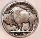 1921-p Buffalo Nickel - Full Date - Fine vf -  2479d - Free Shipping