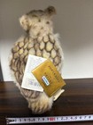 Hansa Owl Plush Toy Tagged Signed Collectible Soft Animal Gift