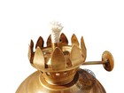 Antique Brass Table Lantern Glass Oil Lamp Home Decoration 5 Inch Best Gift Vcdf