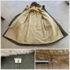 1950s Vtg M-1947 Usaf Overcoat Parka W  Frieze Liner Sz Medium 50s Hood Military